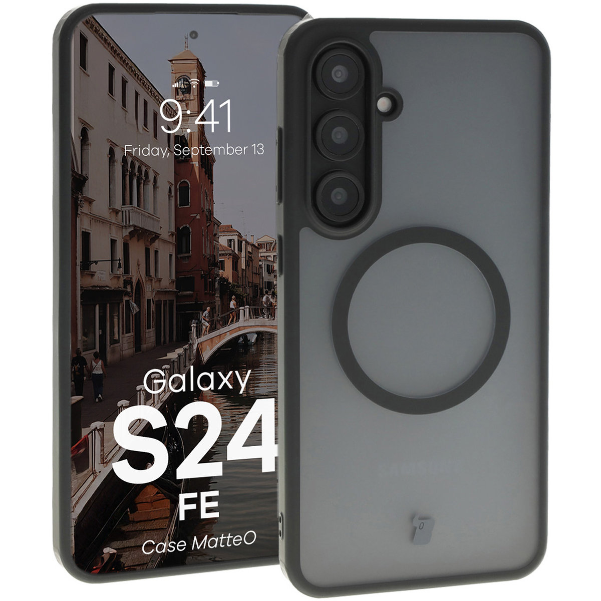 Matowe etui Bizon Case MatteO do Samsung Galaxy S24 FE